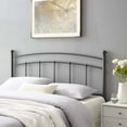 thumbnail image 2 of Headboard, Twin Size, Metal, Grey Gray, Modern Contemporary Urban Design, Bedroom Master Guest Suite, 2 of 6