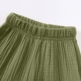 thumbnail image 7 of Hurxie Toddler Baby Girls Elastic Waist Pants Soft Harem Bloomers Summer Long Pants Army Green,3 Years, 7 of 7
