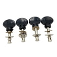 thumbnail image 1 of Yinanstore 4x Piquets de Réglage Ukulélé Tuners Banjo Pièces de Rechange Robustes pour Machine de Réparation de Performance en Direct Argent et Noir, 1 of 8