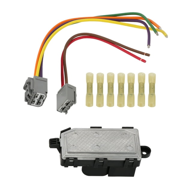 Resistor del Motor del Ventilador HVAC Unique Bargains No.68225054AA para Dodge Dart L4 1.4L 2014-2016 Negro