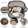 thumbnail image 5 of Parker Baby Co. Diaper Backpack with Changing Pad, Insulated Pockets & Stroller Straps, Cream, 5 of 7
