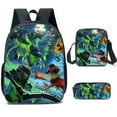 thumbnail image 1 of Ninjago Backpack Ninjago Student Schoolbag Cartoon Anime Backpack Shoulder Bag Pencil Bag, 1 of 2
