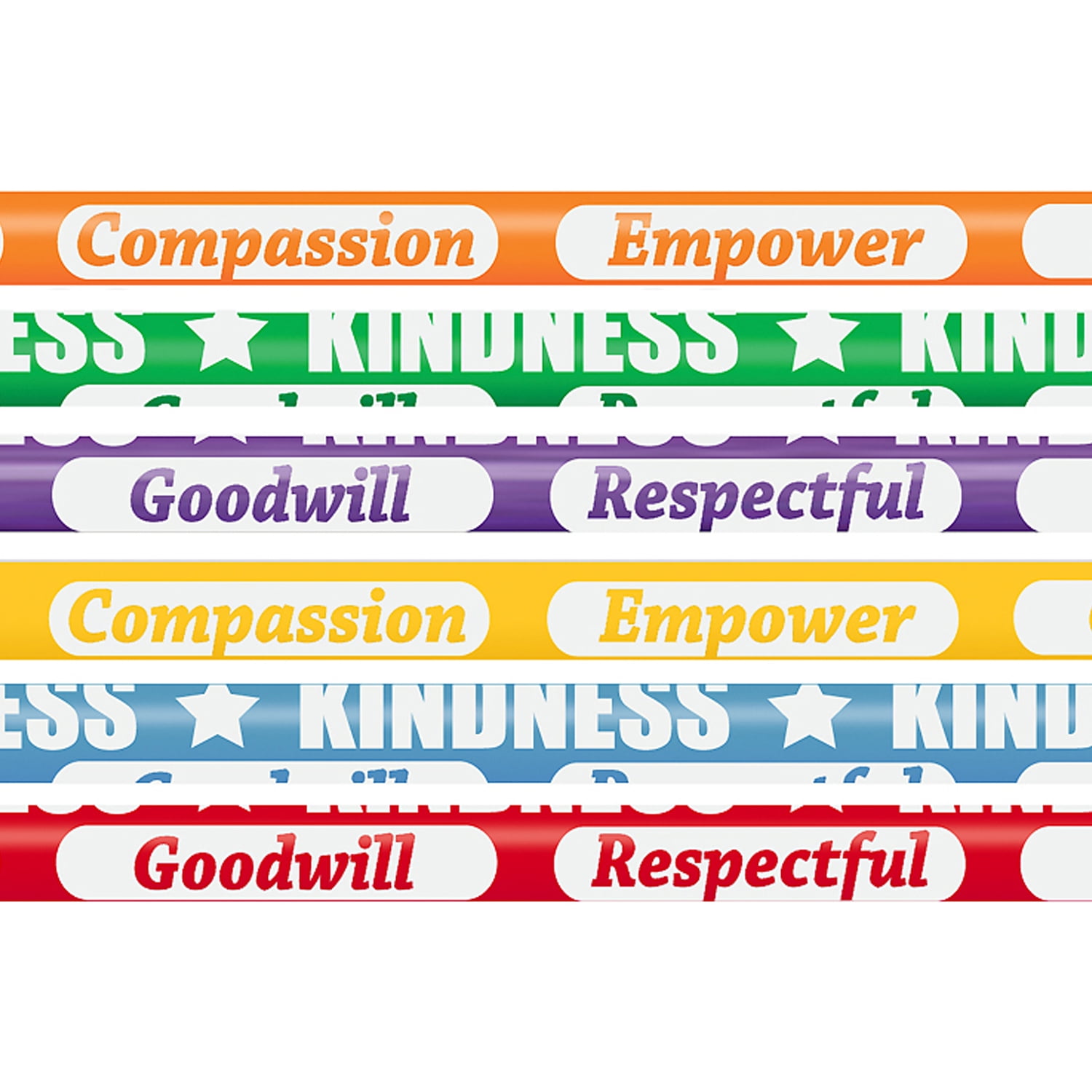 Musgrave Pencil Company Kindness Kounts Motivational Pencil, 12 Per Pack, 12 Packs