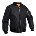 thumbnail image 1 of Rothco Womens MA-1 Flight Jacket - Black, 1 of 2