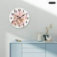 thumbnail image 4 of Paris Eiffel Tower Bicycle Wall Clock Silent Non Ticking Wall Clocks Battery Operated Round Wall Decor for Bathroom Kitchen Bedroom 10 in, 4 of 9