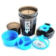 thumbnail image 2 of BT53 Protein Blender Beast 500ML Blue Blender Shaker Bottle with Protein Powder Storage, 2 of 4