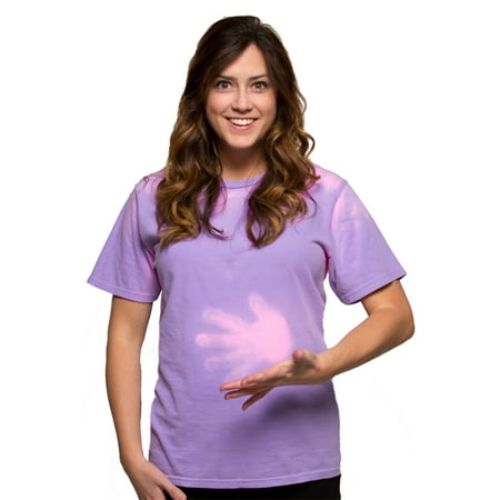 Heat Fab Tee - Shadow Shifter ADULT Color Changing T-Shirt Heat Sensitive Like Hypercolor