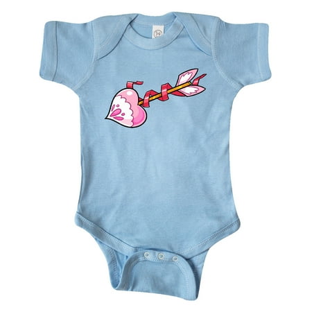 

Inktastic Pink Heart Arrow Gift Baby Boy or Baby Girl Bodysuit