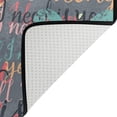 thumbnail image 5 of SKYSONIC Valentine Handwritten Words Non-Slip Area Rug, Romantic Hearts Floor Carpet Comfort Floor Mats Decor for Indoor Front Porch Living Room Bedroom Kitchen, 36"x24", 5 of 5