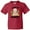 Red, variant on Inktastic Cute Sloth I Love My Grandpa with Green Leaves Youth T-Shirt