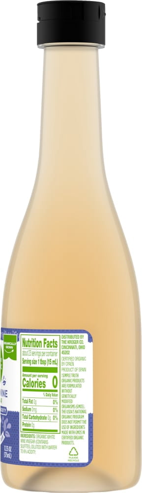 Simple Truth White Wine Vinegar 12.35 oz - 5 Pack