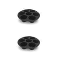 thumbnail image 4 of Kearding Freidora de aire, molde para taza de pastel, antiadherente, resistente al calor, 7 cavidades, molde para hornear muffins, reutilizable, lavable, Type3 NO3 Kearding CBP332147, 4 of 5