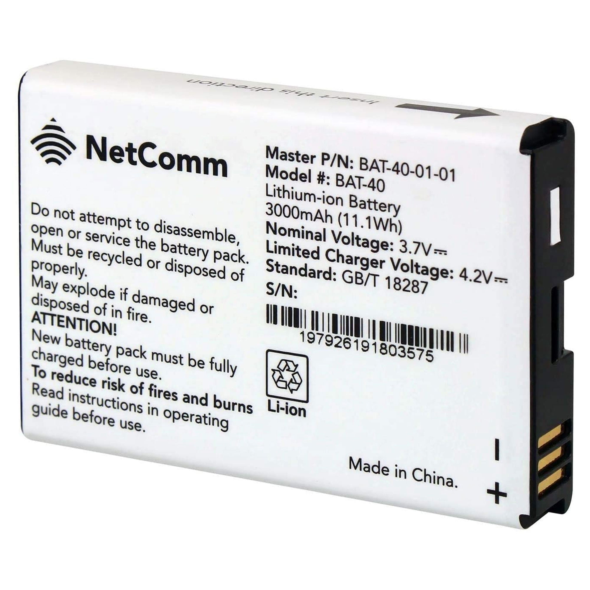 Bat40 Replacement Battery for AT&T IFWA40 Router