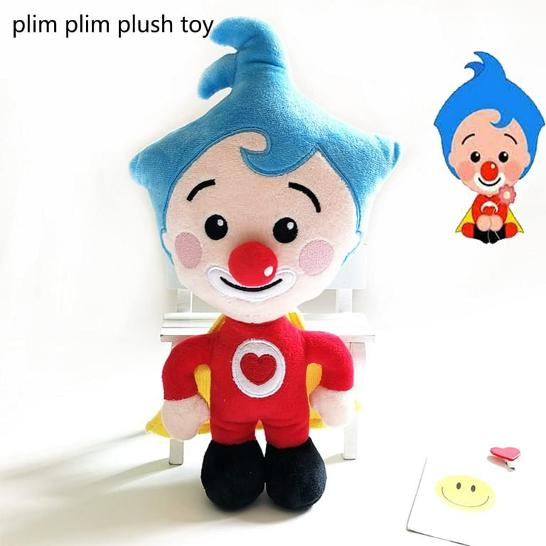 7.8in Plim Plim Plush Clown,Cartoon Animation Stuffed Clown Doll Toy for  Child's Progress Reward Cute 