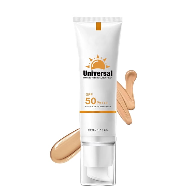 Protector solar con color SPF 50+ PA++++, hidratante, talla coreana de viaje