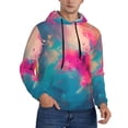 thumbnail image 2 of Lsque Colorful Lightbulb Abstract Pattern Casual Men's Hoodie,Hooded Sweatshirt with Kangaroo Pocket,Pullover Hoodie-XX-Large, 2 of 7