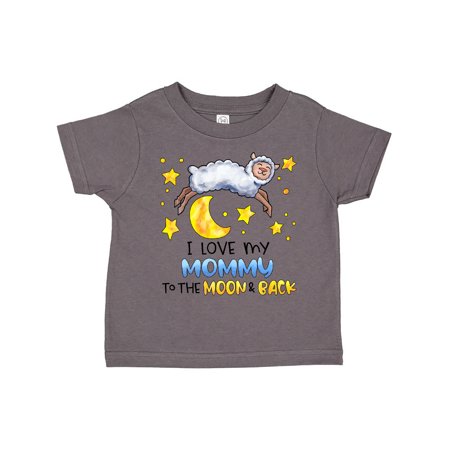 

Inktastic I Love my Mommy to the Moon and Back Cute Sheep Gift Toddler Boy or Toddler Girl T-Shirt