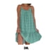 thumbnail image 3 of Vestido multifuncional Sonducket Vintage Boho fuera del hombro verde 3XL, 3 of 5