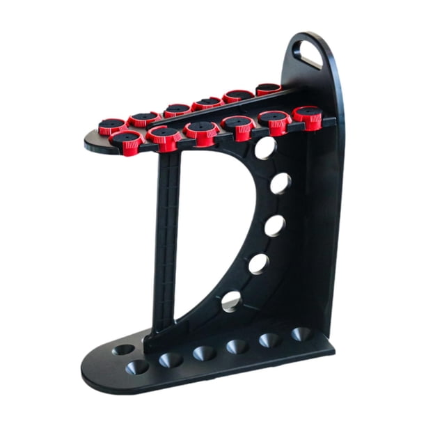 Soporte para caña de pescar, organizador vertical de 12 orificios, soporte para accesorios de pesca en interiores, soporte para caña de pescar,