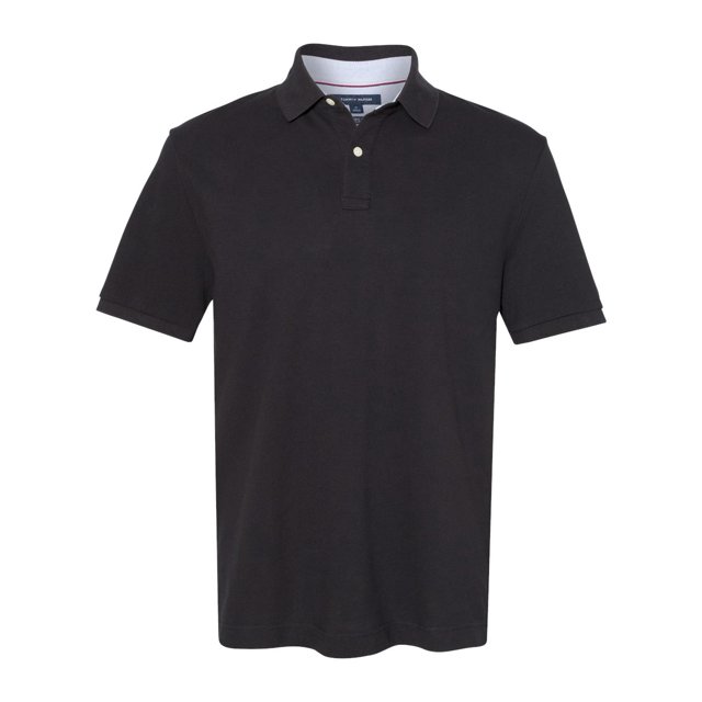 Classic Fit Ivy Piqué Polo, M, Deep Knit Black