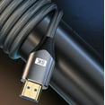 thumbnail image 7 of KOMI8K HDMI Cable 2.1,(7680x4320P,8K/60Hz,4K/120Hz,2K/144Hz,1080P/240Hz),HDTV Interface, High-Speed 48Gbp HD Cable Compatible with TV/PS/Computer/Projector/Video/Game-Grey (1.5 meter), 7 of 7