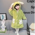 thumbnail image 1 of Bonito camisón de franela para niña, pijama con capucha de manga larga, bonito Sanrios My Melody Cinnamoroll, Kawaii, otoño e invierno, regalo para niños, 1 of 4