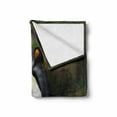 thumbnail image 2 of Animal Soft Flannel Fleece Blanket, Penguin Couple Cuddling in Wild Nature Love Affection Romance Falkland Islands Fauna, Cozy Plush for Indoor and Outdoor Use, 50" x 60", Multicolor, by Ambesonne, 2 of 6