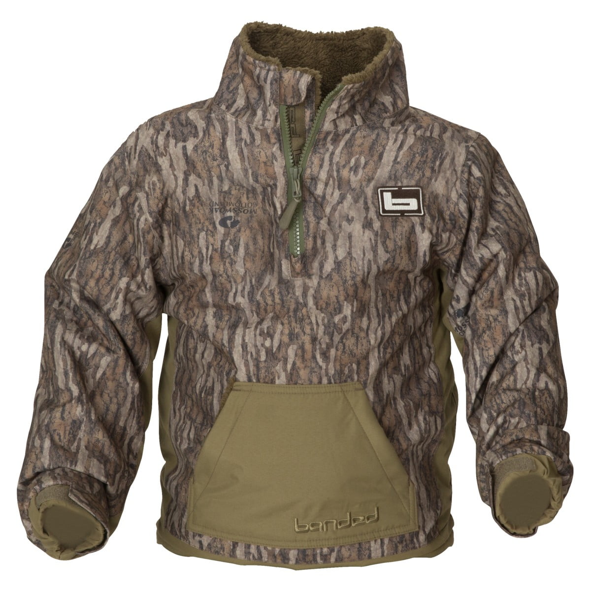 banded pullover jacket