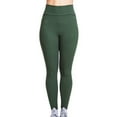 thumbnail image 2 of Womens Yoga Pant High Waist Stretch Body Shaping Yoga Pants Leggings Solid Color Long Pants Running Fitness Bottoming Athletic Trousers, 2 of 5