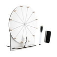 thumbnail image 3 of GUOOL Roue Rotative pour Prix Roue de Fortune Plateau Tournant pour Magasin Activités Promotionnelles Supermarché Pub Accessoires de Fête Blanc, 3 of 9
