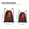 thumbnail image 4 of Bolsa clásica con cordón de Baltimore, plegable, para deportes, fitness, unisex, bolsa de viaje para deportes de playa, tamaño mediano, 4 of 8