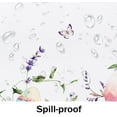 thumbnail image 5 of Easter Tablecloth Easter Table Cloth Spring Floral Tablecloths Stain-Resistant Wrinkle Free Polyester Fabric Table Cover for Easter Decoration 60x84 Inch, 5 of 6