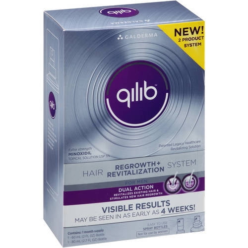 Qilib Hair Regrowth + Revitalizing System for Men - Walmart.com