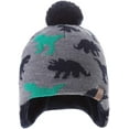 thumbnail image 2 of Boys Winter Hats Big Kids Cowboy Cloth/Aviator Winter Earflap Cap, 2 of 8