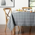 thumbnail image 4 of Mainstays Windowpane Tablecloth, Grey, 4 of 5