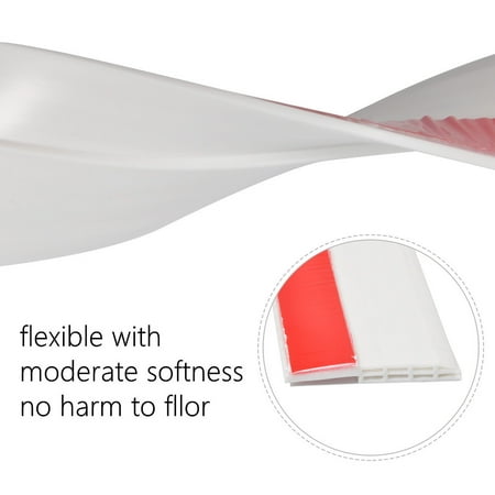 

DOACT 100cm Silicone Rubber Door Strip Self Adhesive Backing Door For Window Home