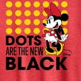 thumbnail image 3 of Disney - Mickey & Friends - Minnie Mouse - Dots Are the New Black - Women's Short Sleeve Graphic T-Shirt, 3 of 5