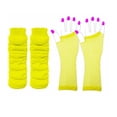 thumbnail image 1 of Guante de red Minnieouse disfraz de mujer guantes largos elásticos amarillo, 1 of 6