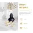 thumbnail image 3 of QUMIIRITY 50Pack Golden Round Diy End Caps for Creative Handcraft Accessory and Decoration as Ornament Caps, 3 of 6