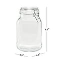 thumbnail image 6 of Mainstays Glass 67 oz Lock Lid Storage Jar Canister, 6 of 6