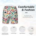 thumbnail image 5 of Xecao Colorful Spots for Men's Swimming Trunks Swim Trunks Quick Dry Swim Shorts with Mesh Lining Funny Swimwear Bathing Suits, 5 of 9