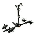 thumbnail image 2 of Extreme Max 5001.6412 Hitch-Mount Locking Adjustable 2-Bike Rack with Steel Wheel Trays, Tiltable & Collapsible ​- Fits 2" Receiver, 2 of 6