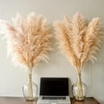 thumbnail image 5 of 38'' Tall Artificial Pampas Grass - 20 Stems Large Fluffy Faux Plumes for Tall Floor Vase, Minimalist Boho Home Decor for Living Room & Bedroom, Mess-Free Dried Flower Alternative, 5 of 9