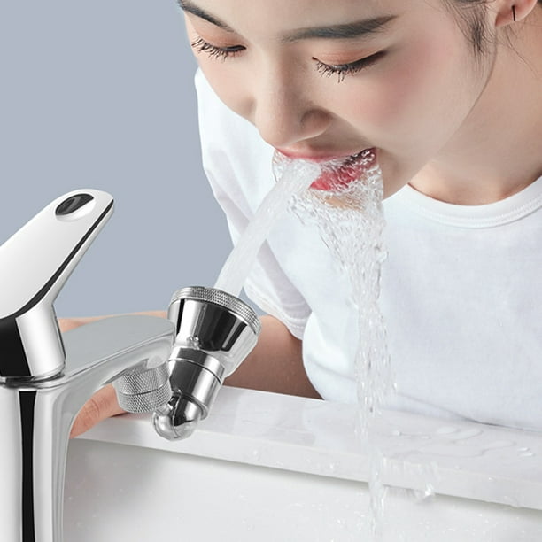 Extension de robinet en Silicone, buse de cuisine, filtre de robinet,  robinet de douche à économie d'eau, pulvérisateur rotatif, accessoires de  salle de bains, 1 pièce