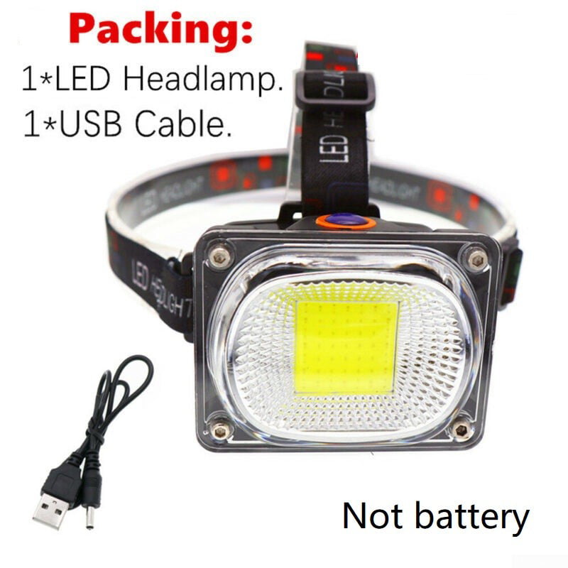 1000000LM Waterproof Head Torch Headlight LED USB Rechargeable Headlamp MV 