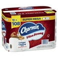 Charmin Ultra Strong Toilet Paper, 18 Super Mega Rolls