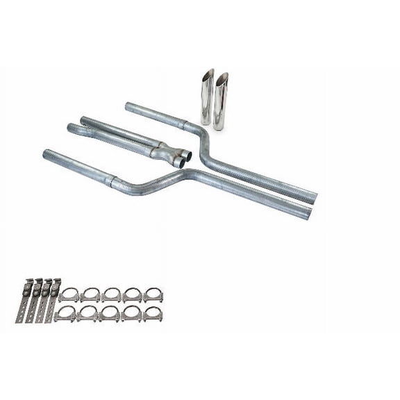 05-18 Chrysler 300 5.7L V8 2.5" Dual Exhaust Kit No Muffler SW Tip Rear Exit