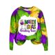 thumbnail image 2 of Gibobby Sudaderas para mujer Camisa de para mujer, sudadera, camisa de día de fiesta de , Top informal de manga larga (Verde, L), 2 of 5