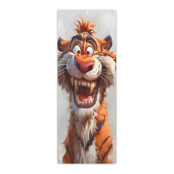 tiger pattern yoga mat makes every practice full of inspiration and personality