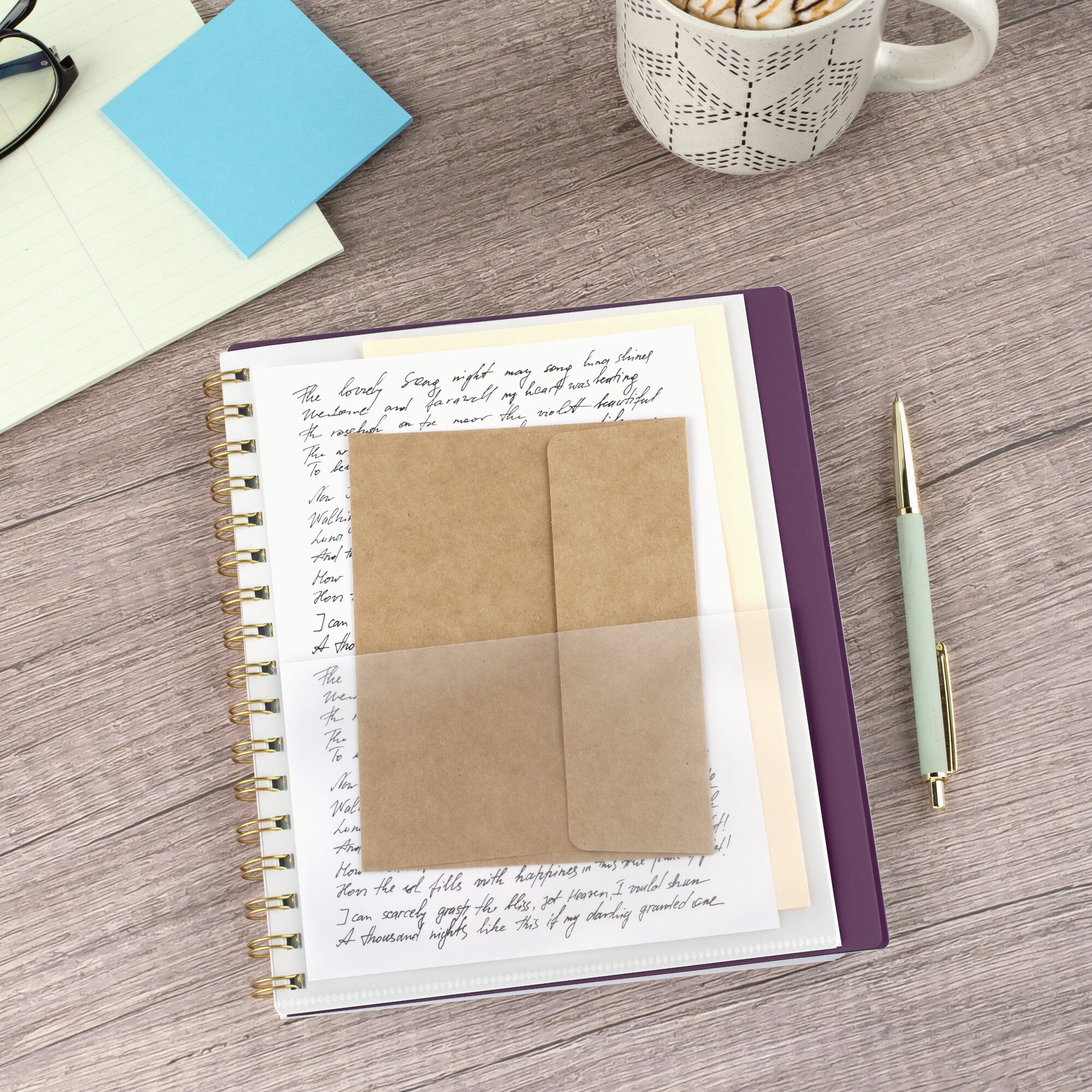 AT-A-GLANCE Harmony 2027 Weekly Monthly Planner Mulberry Medium 7 x 8 34 -